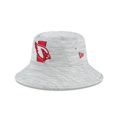 Red Arizona Cardinals Hat - New Era NFL Official NFL Training Stretch Bucket Hat USA3690174